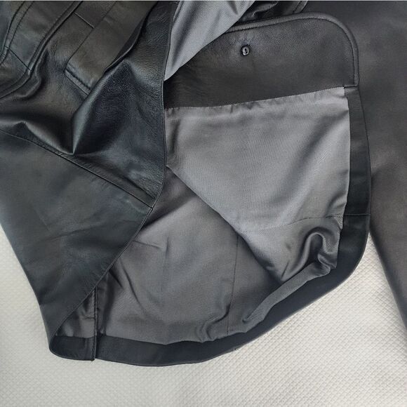 Valerie Stevens lamb leather sport blazer jacket - Picture 9 of 9